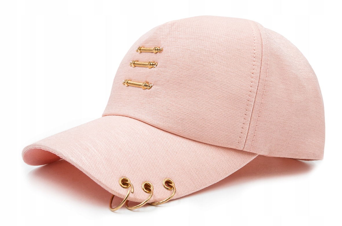 

Czapka z daszkiem ozdobne ringi / pierścienie Lato