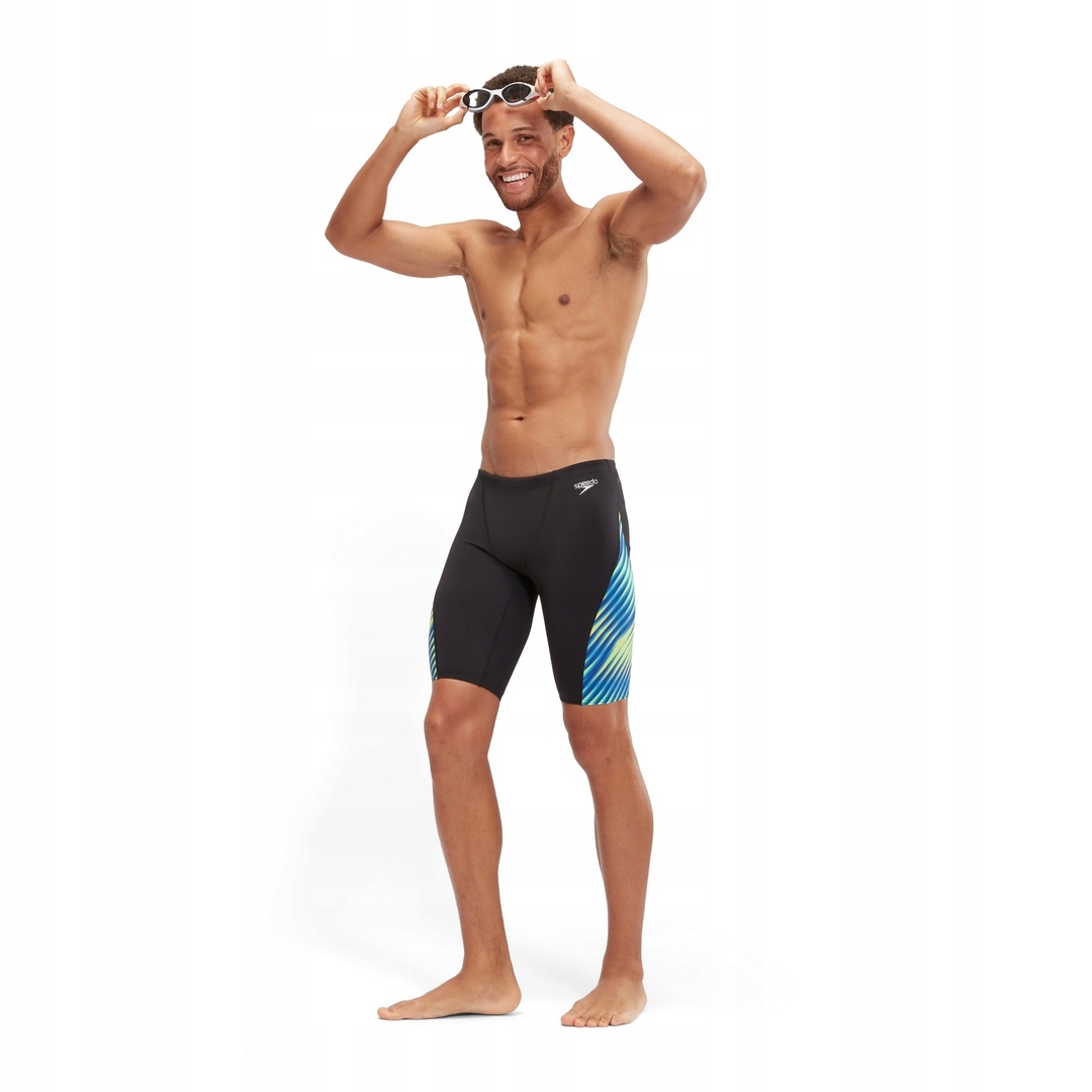 Spodenki treningowe Speedo Alov Digi V-cut Jammer Am Blue/green 40