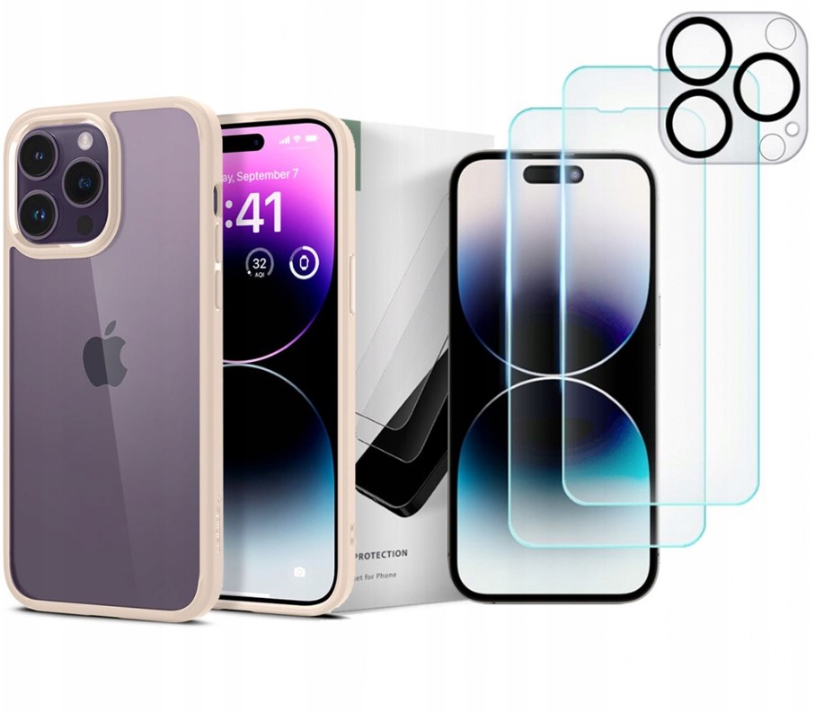 

Spigen Etui Case Na Iphone 14 Pro Max 2x Szkło