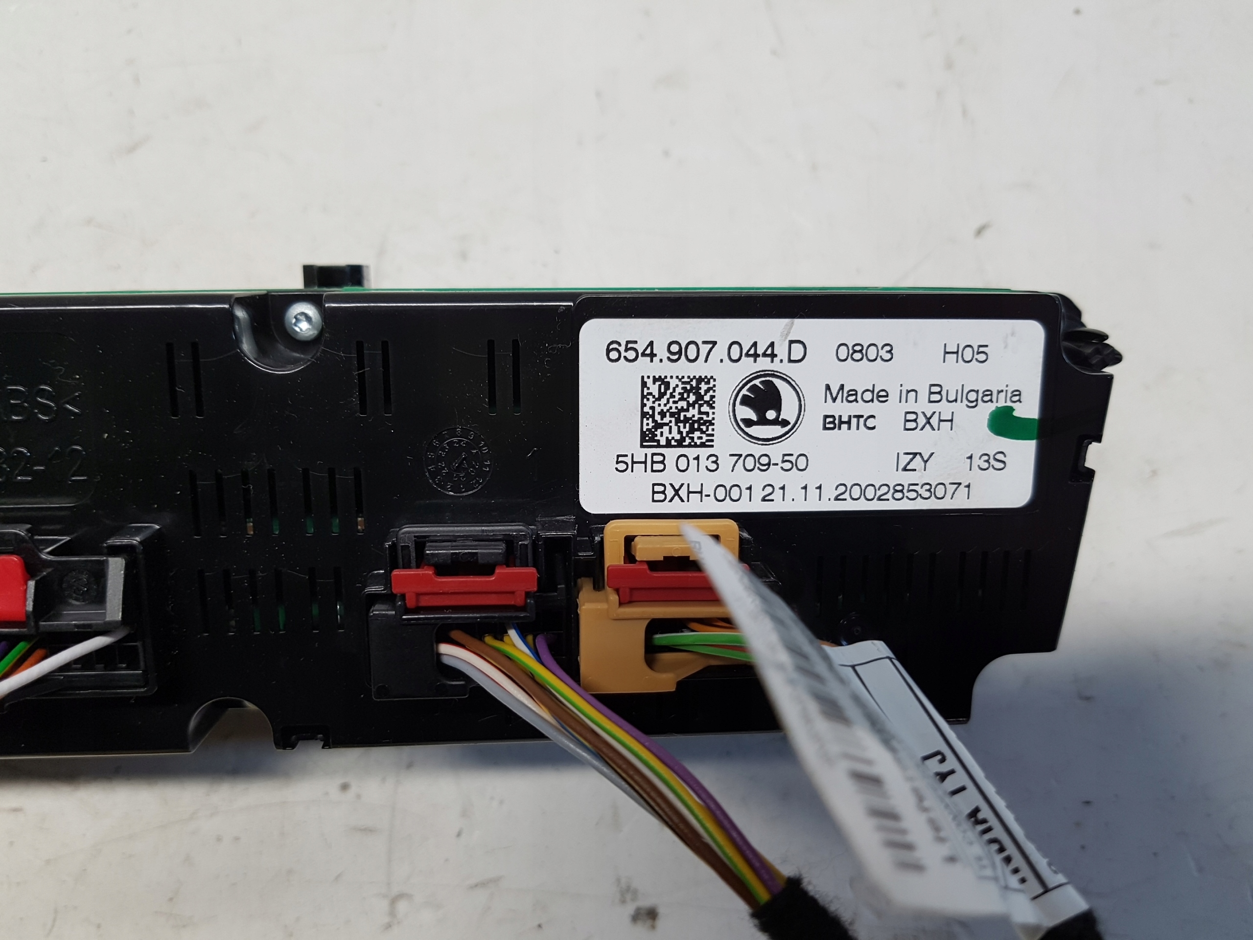 SKODA KAMIQ COMANDI CLIMA 654907044D