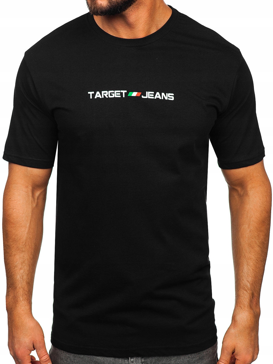 

T-shirt Koszulka Męska Czarna 14761 ROZMIAR_2XL