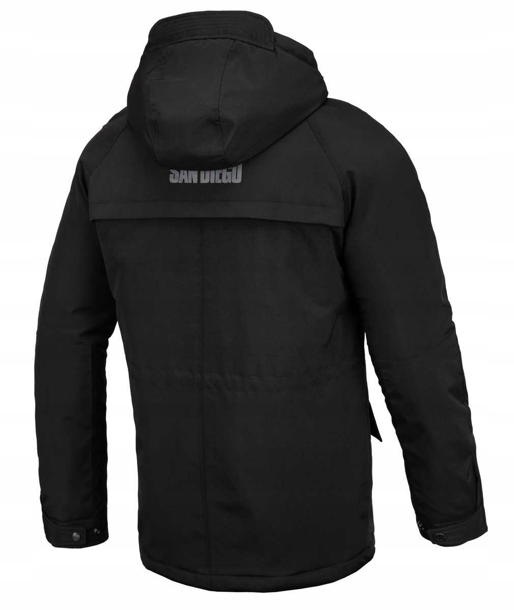 Zimowa Kurtka Parka Pit Bull Gunner Czarna L Rozmiar L