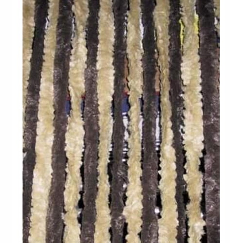 Котята бахрома коричнево-бежевая 56x185 драпировка