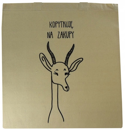 

Torba Bawełniana 38x42cm z Nadrukiem na Zakupy 1x