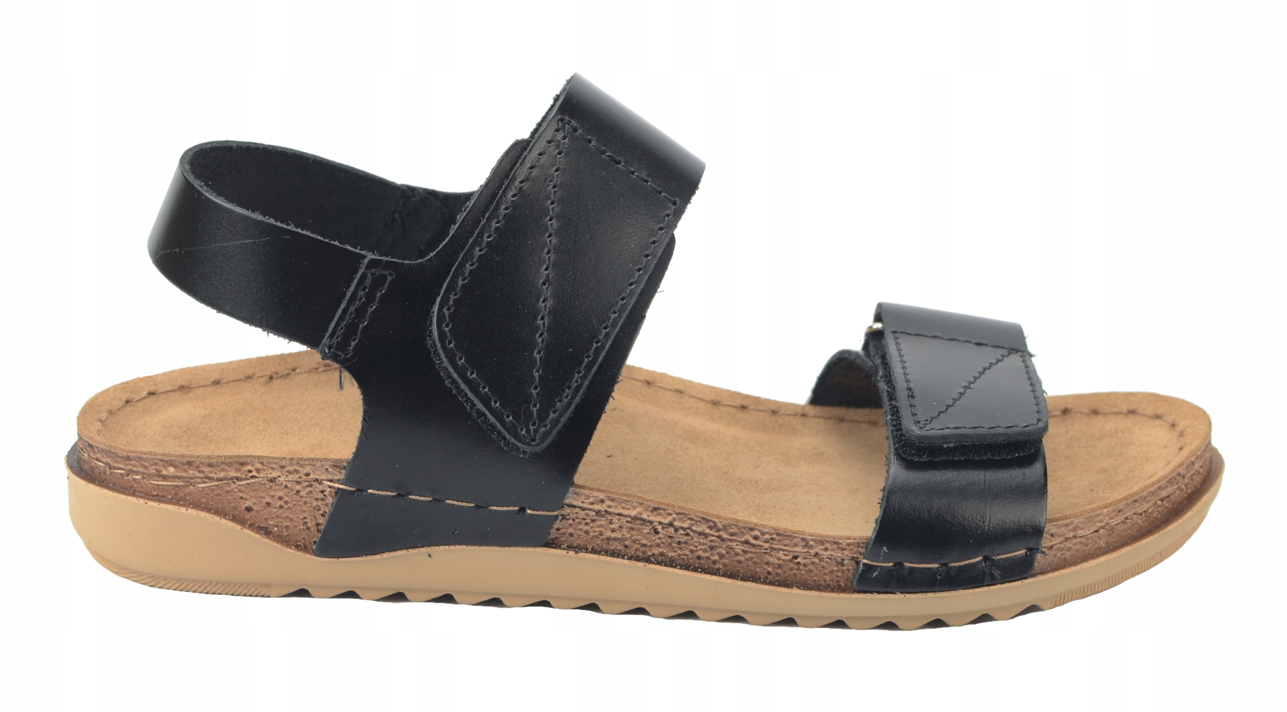 SANDAŁY DAMSKIE INBLU SKÓRA AA-01 SPORTOWE WYGODNE CZARNE LATO SKÓRZANE 36 Marka Inblu