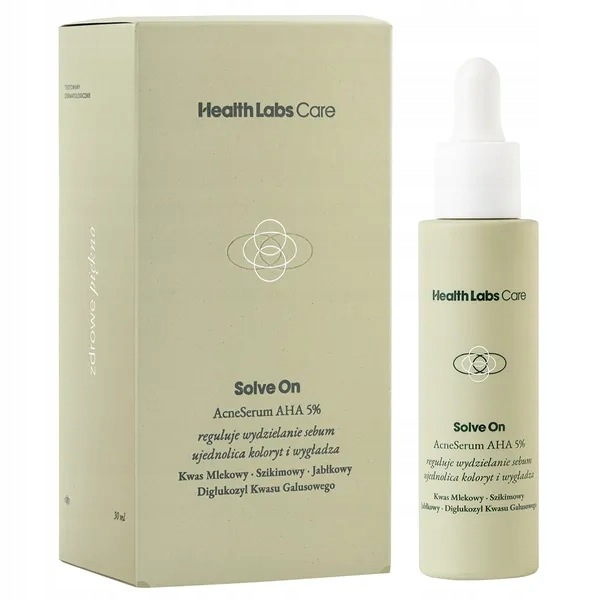 Health Labs Solve On Acne, pleťové sérum Aha 5%, 30 ml