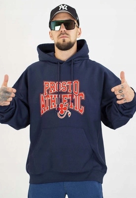 Mikina Prosto S kapucí Chicago tmavě modrá