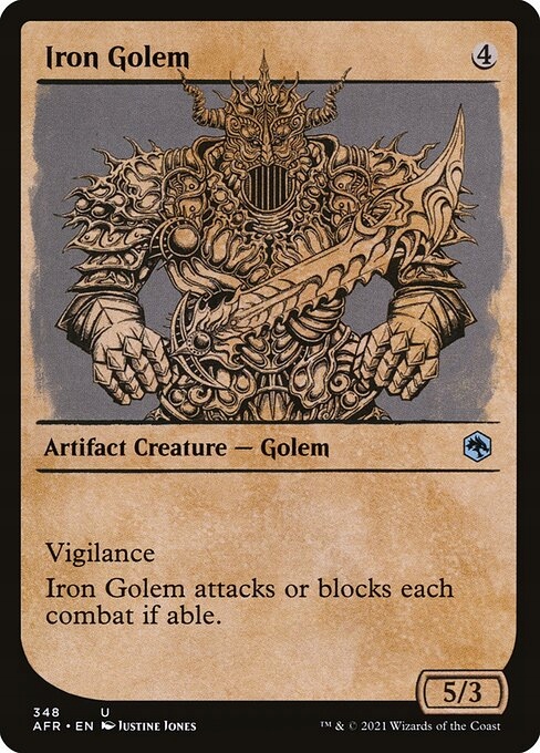 MtG: Iron Golem (xAFR)