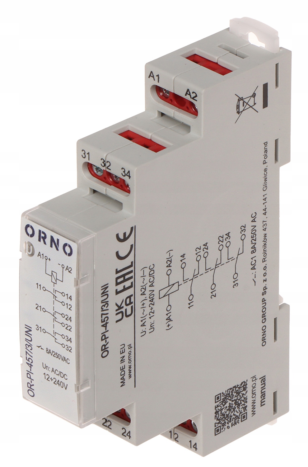 Relé OR-PI-457/3/UNI Orno