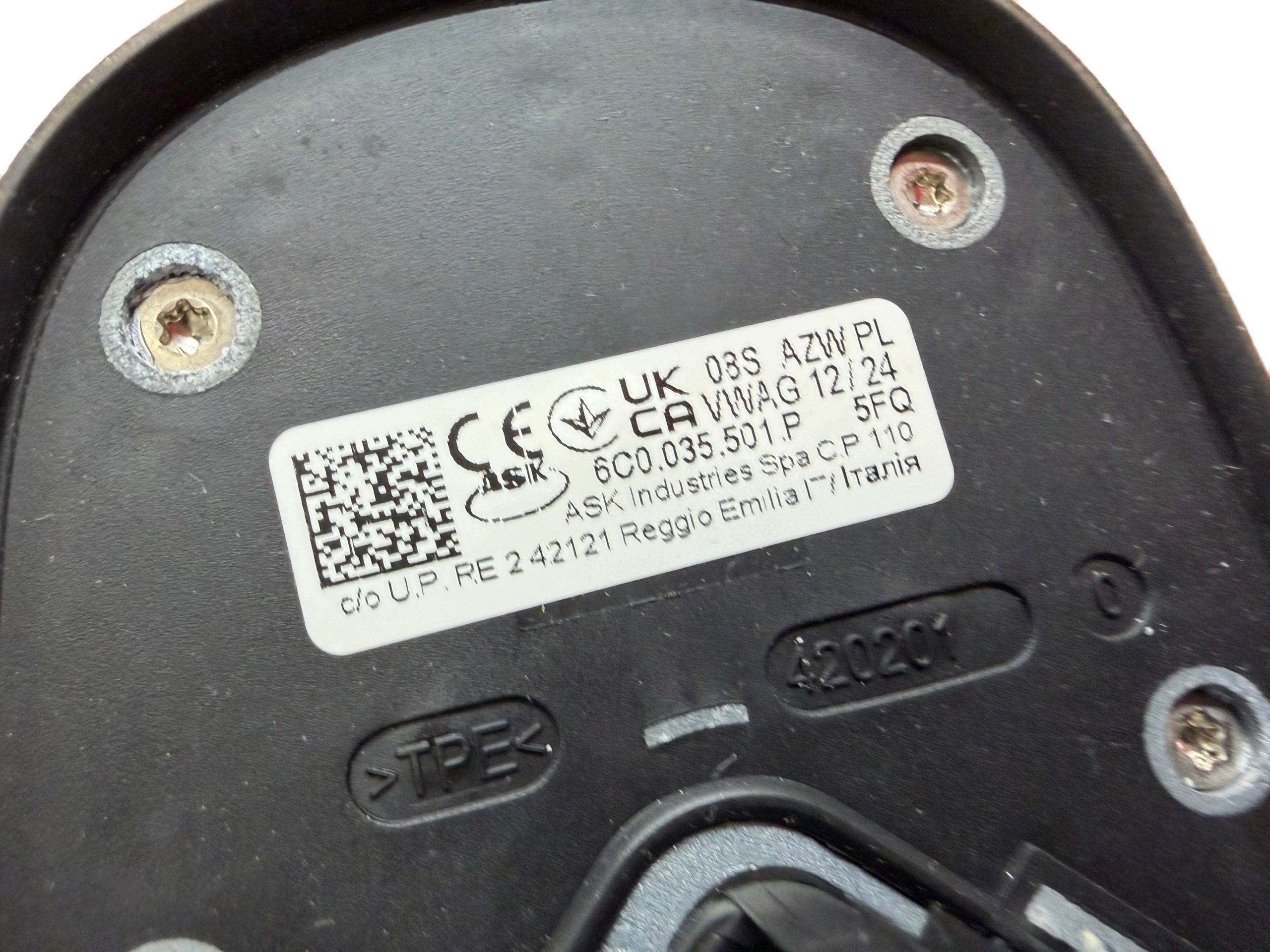 VW SEAT SKODA Antenne Toit 6C0035501P