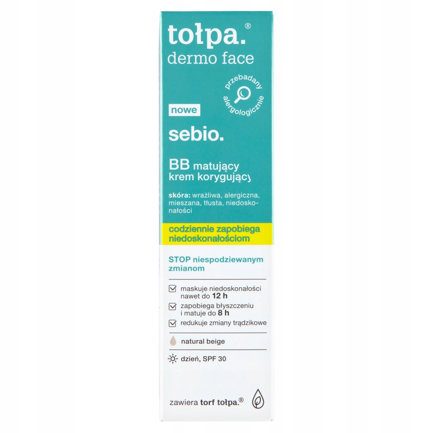 

Tołpa Bb matujący krem korygujący SPF30 Sebio 40ml