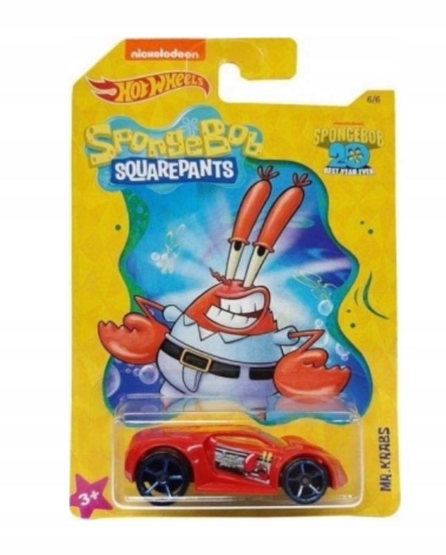 Hot Wheels Spongebob Mr. Krabs Gdg83 Gbb38