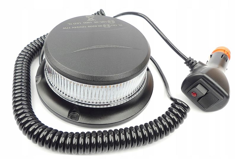 KOGUT POMARAŃCZOWY MAGNES LAMPA OSTRZEGAWCZA LED