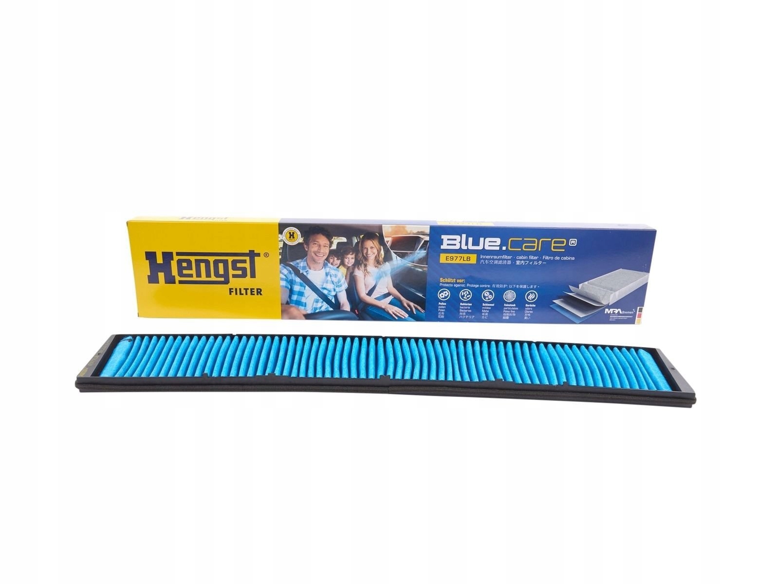 Фильтр салона HENGST E977LB CU6724 K1136 Antismog