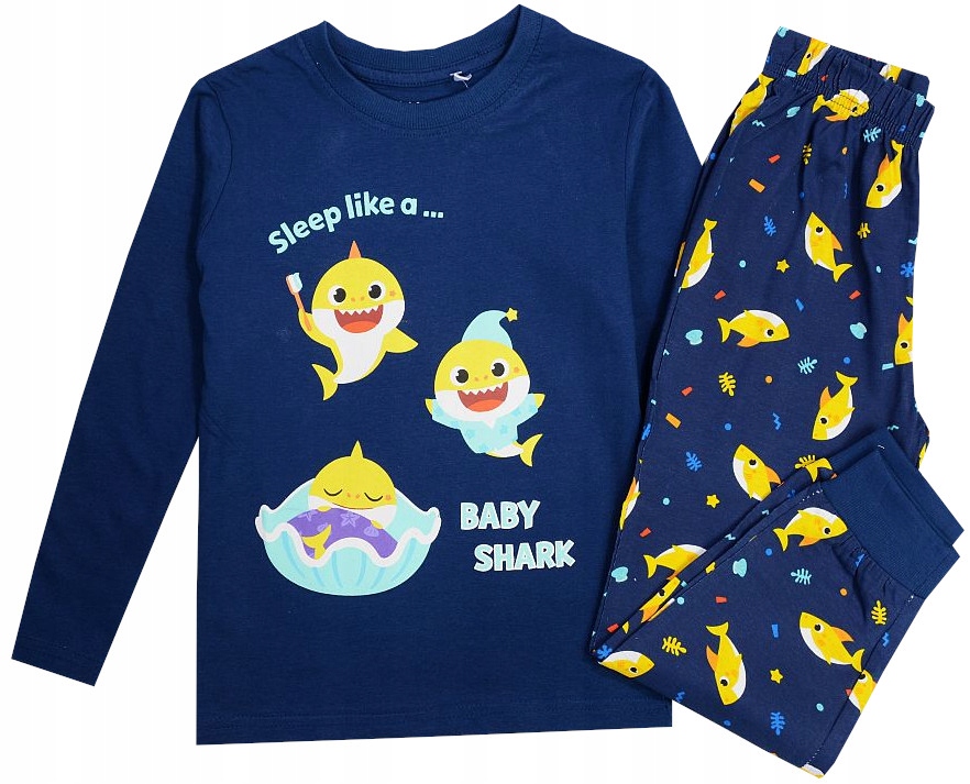 

Baby Shark Piżama Piżamka Bawełna 104 R309B