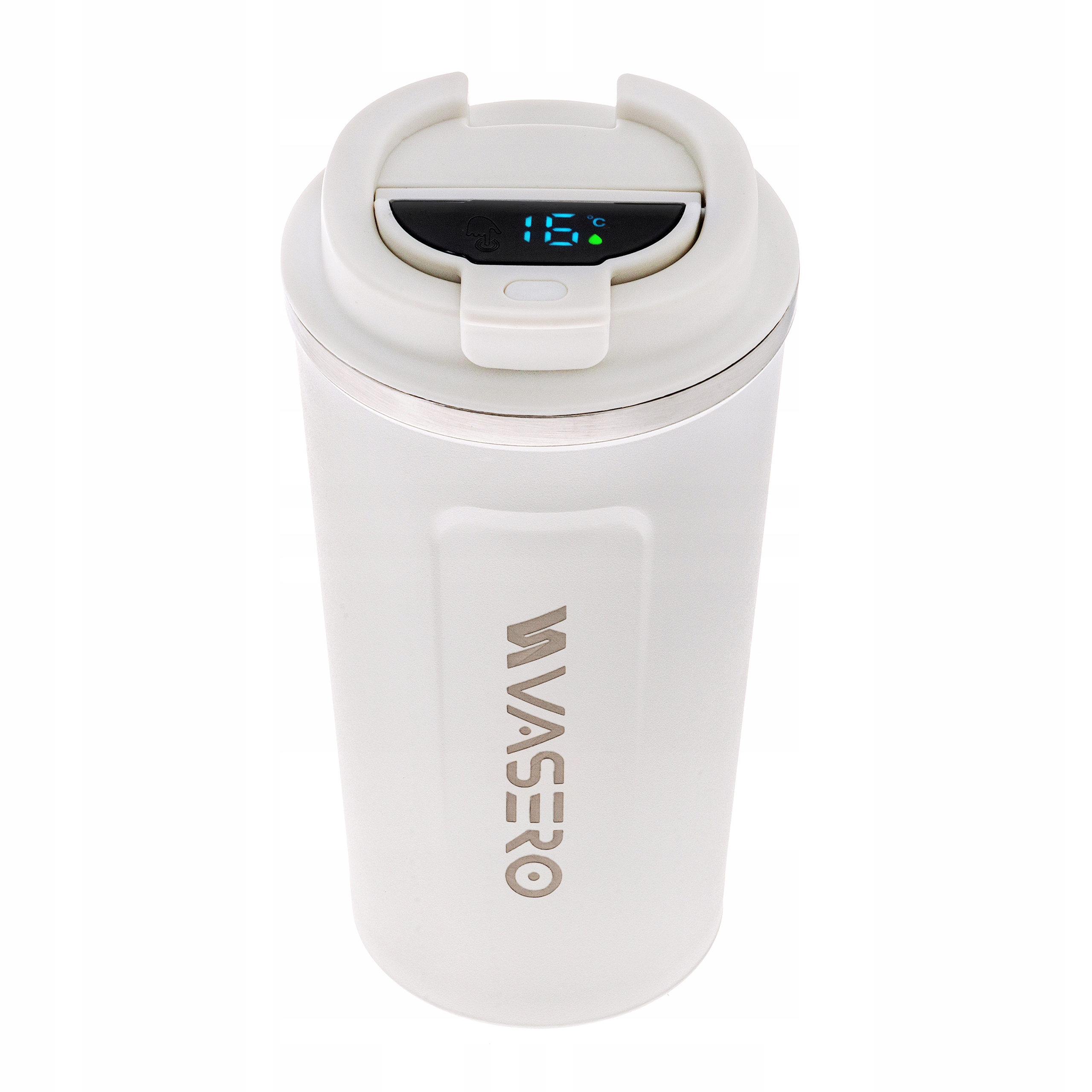 KUBEK TERMICZNY 510ml TERMOS na herbatę kawę WYŚWIETLACZ LCD TEMPERATURA Marka inna marka