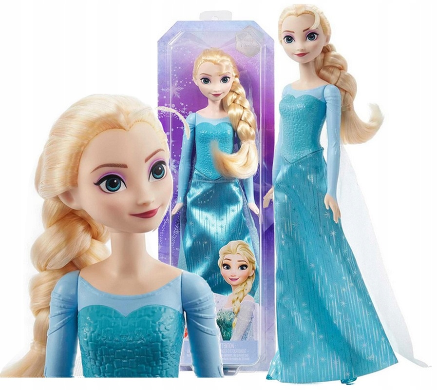

Frozen Lalka Księżniczka Elsa w błyszczącej sukni