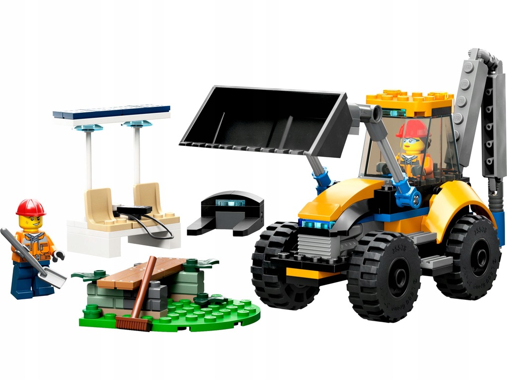 LEGO CITY KOPARKA ŁADOWARKA BULDOŻER MŁOT 3w1 HIT Numer produktu 603857