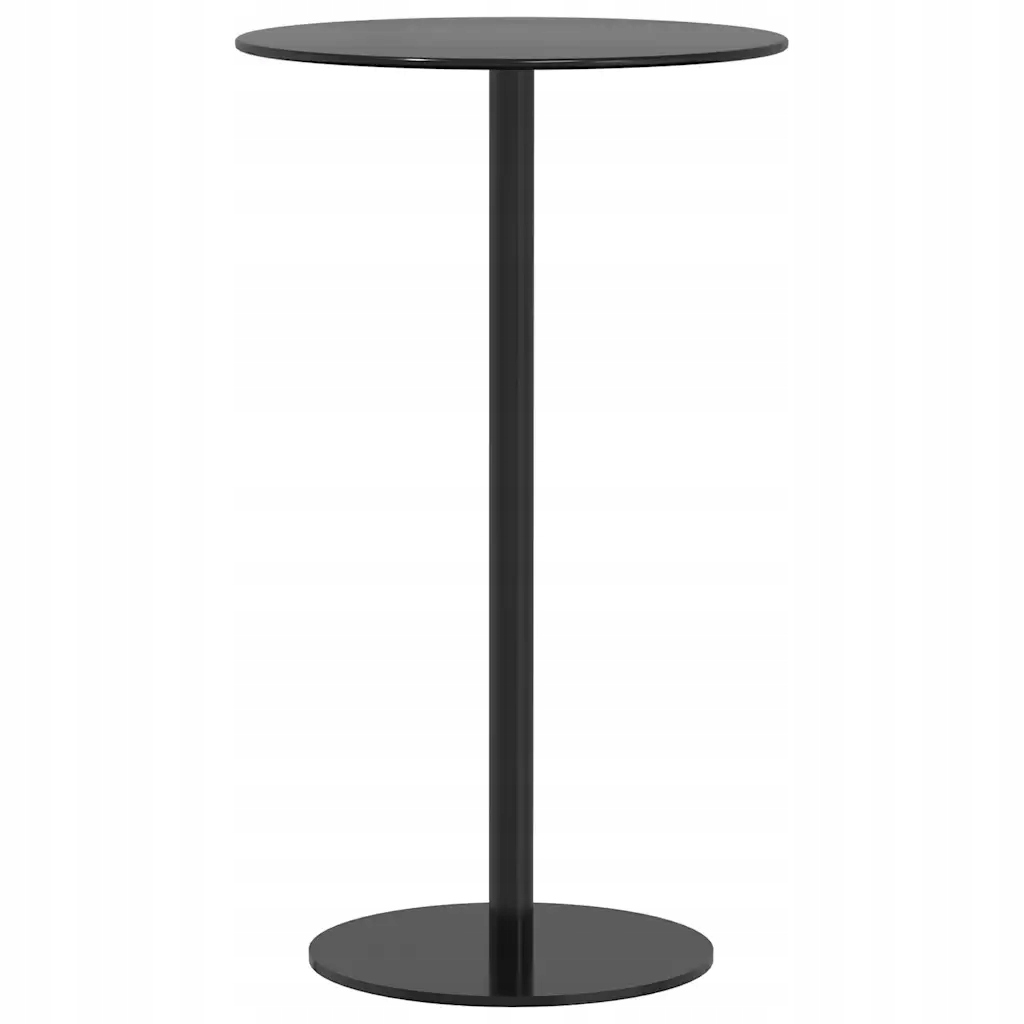 Zahradní stolek černý 60 x 105 cm, práškově lakovaná ocel