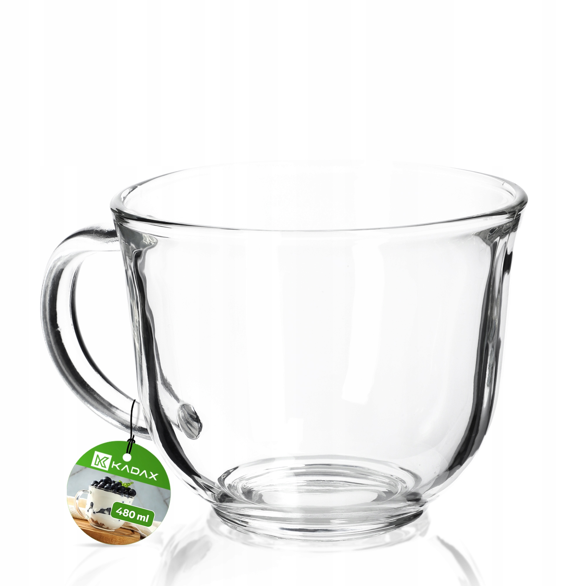 

Kadax Szklanka Do Kawy Herbaty Soku Kubek 480ml