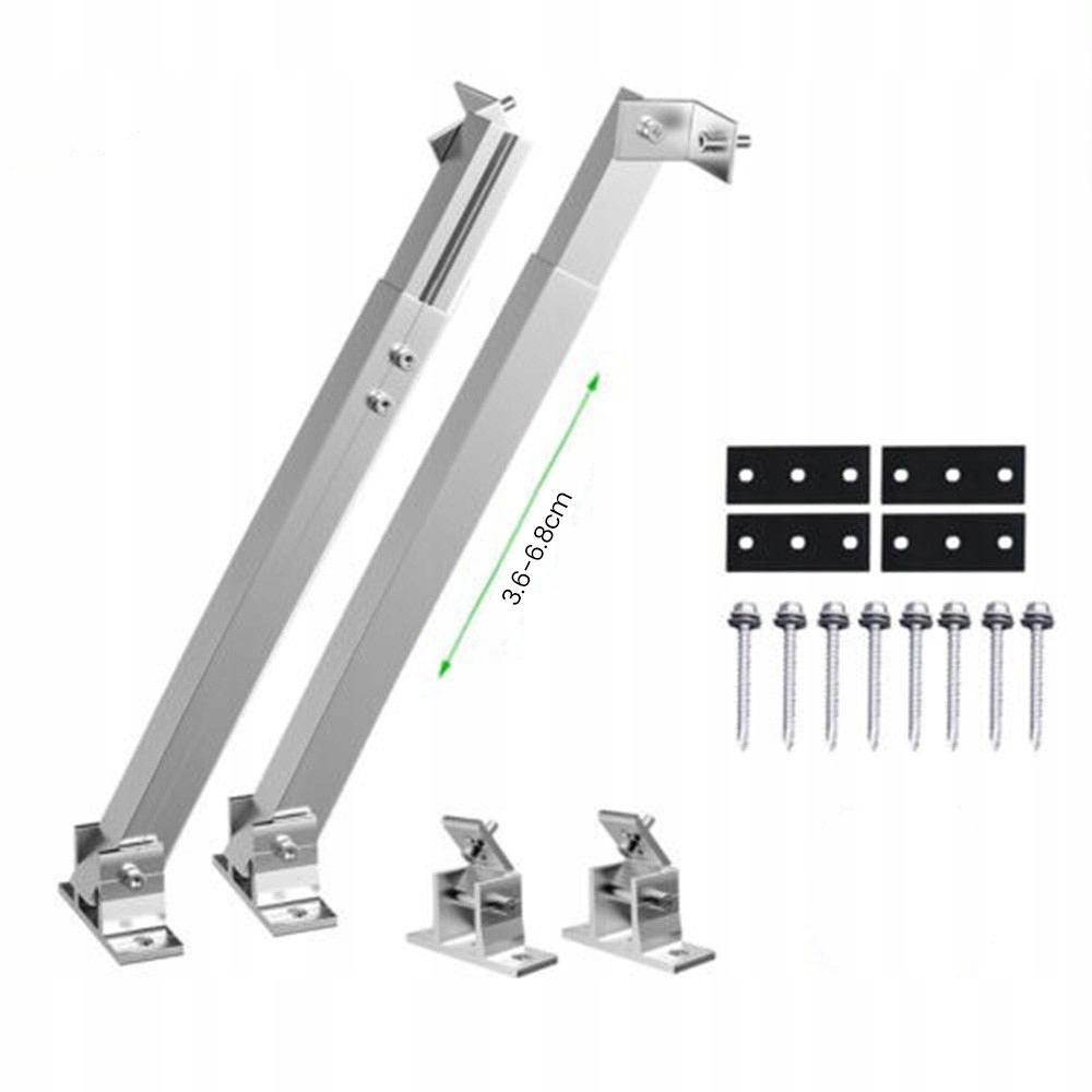 Nastavitelný trojúhelníkový držák 15-30° pro montáž fotovoltaických panelů