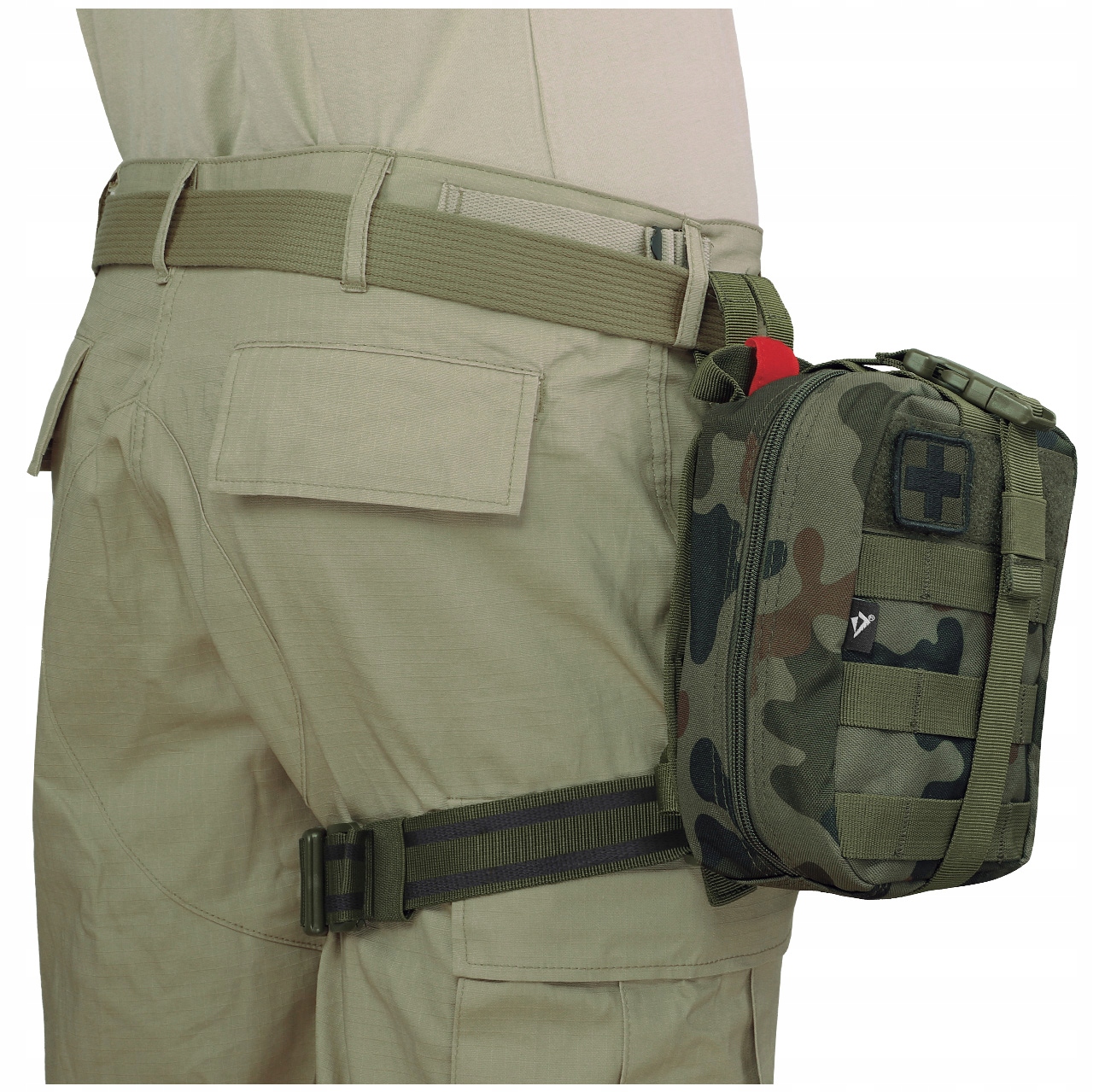 APTECZKA WOJSKOWA ZRYWANA ŁADOWNICA ZASOBNIK MEDYCZNY DOMINATOR MORO wz93 Szerokość produktu 15 cm