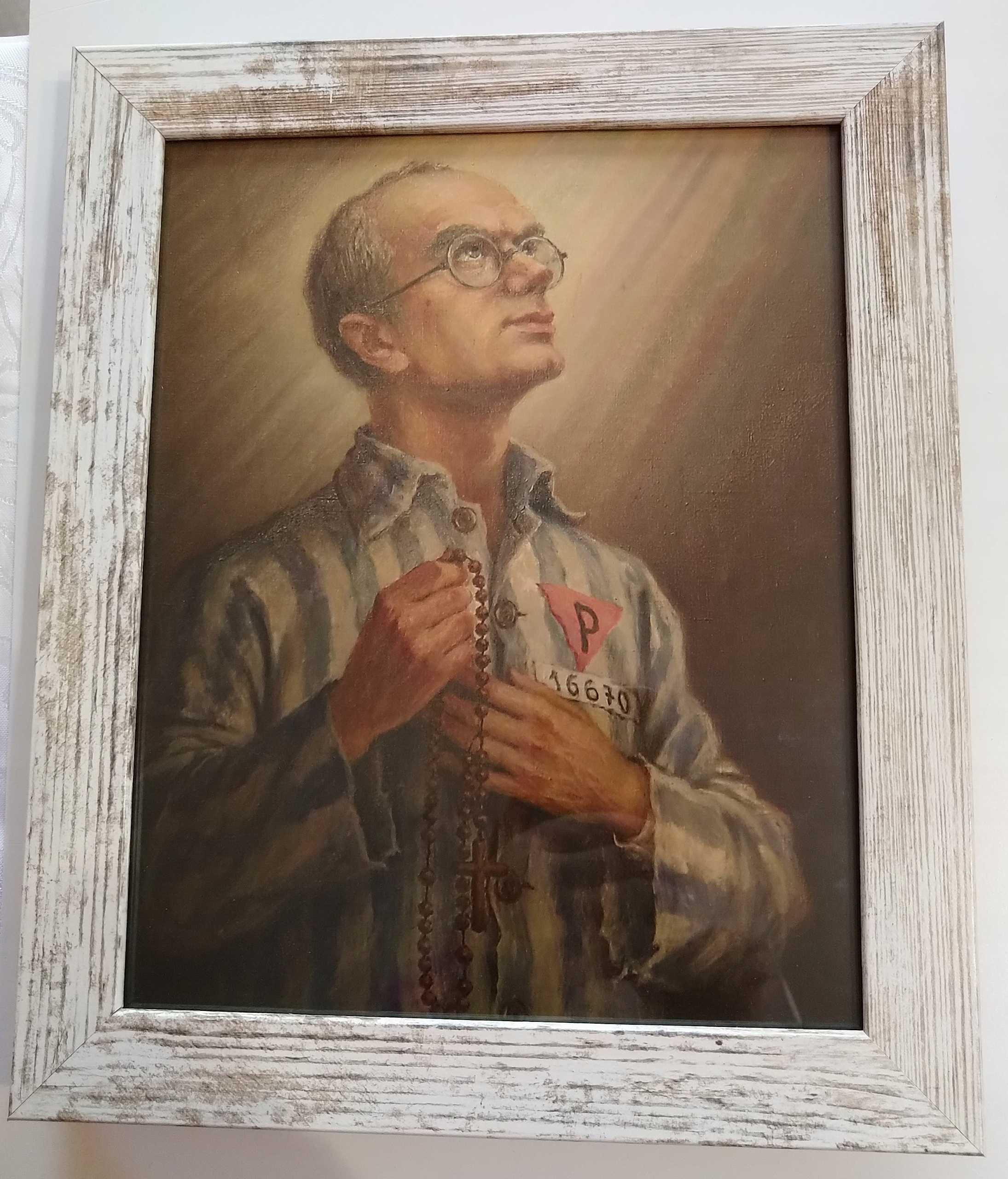 

Obraz Święty Ojciec Maksymilian Maria Kolbe 30x25