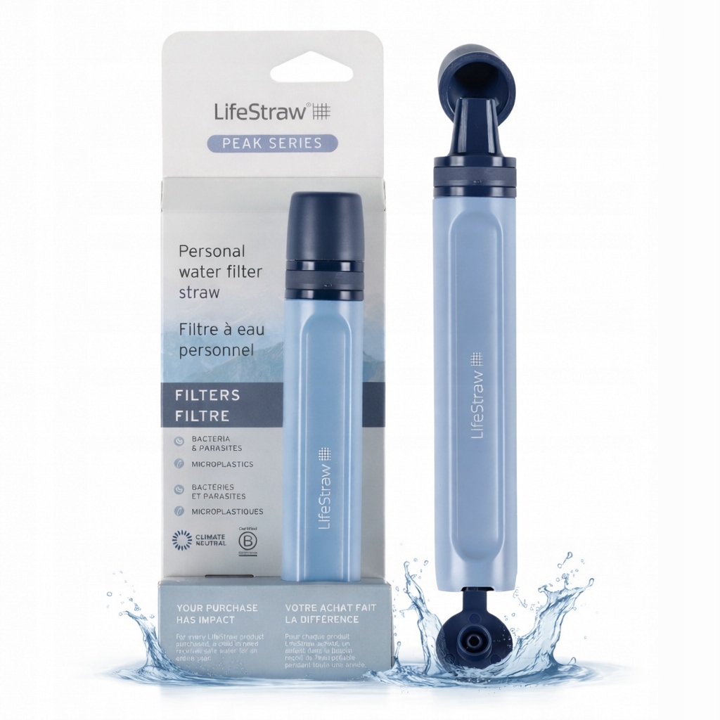Fitr do Wody Survival Słomkowy LifeStraw Peak Personal Niebieski