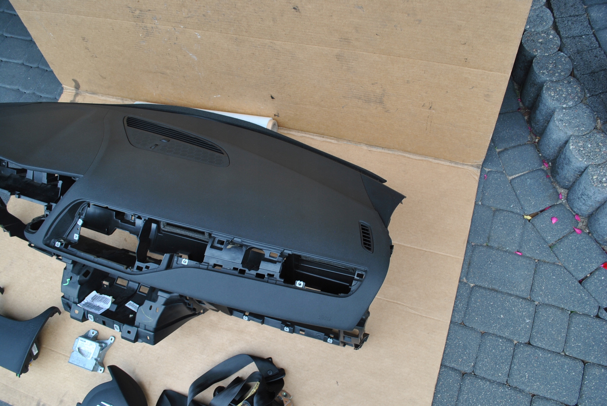 CITROEN C5 III dashboard console airbag tension belts KOMPLET