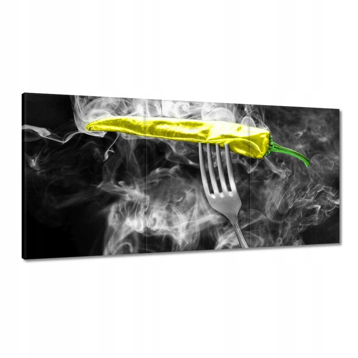 Obrazy 180x90 Žltá paprika na vidličke