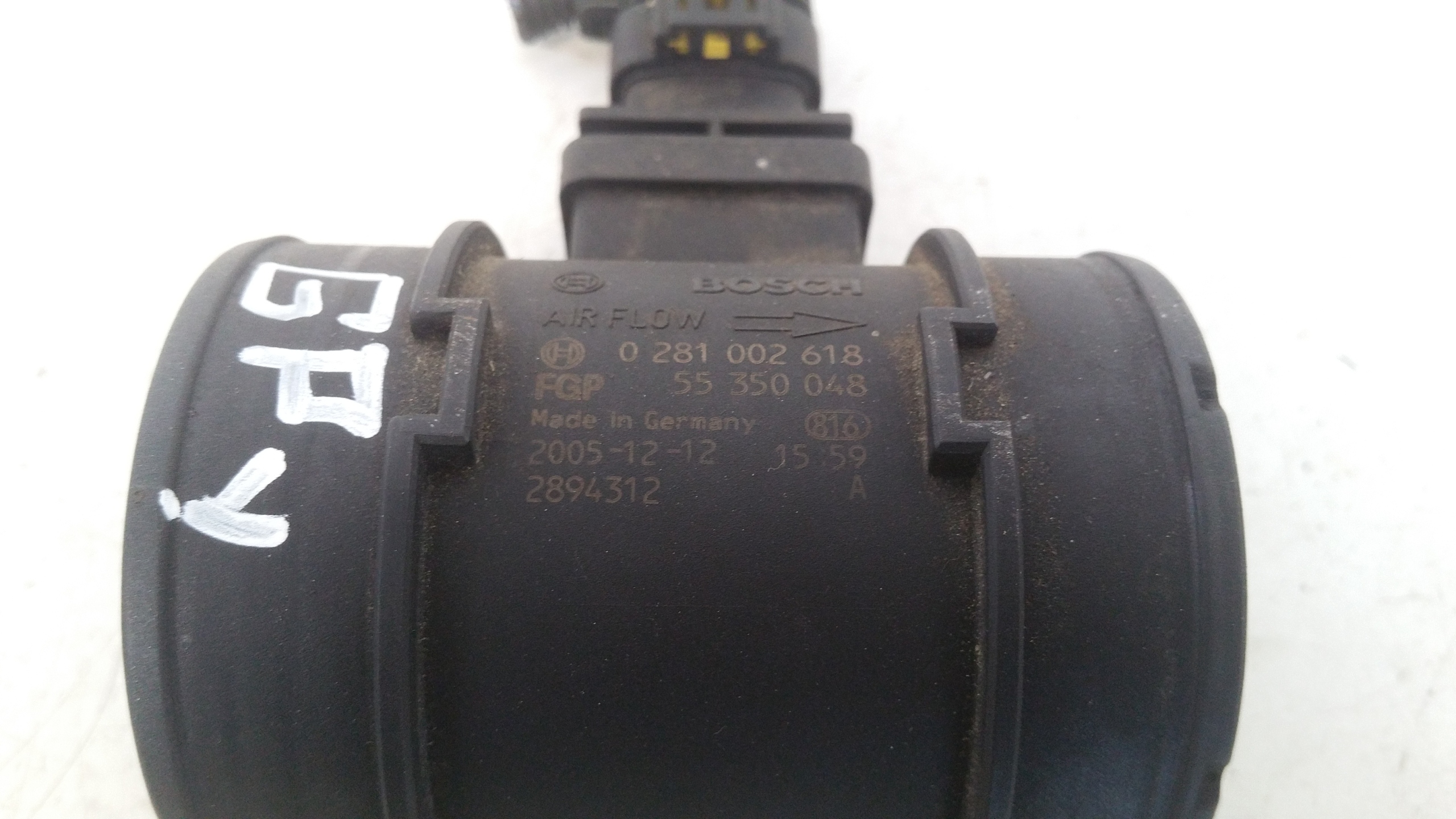flow meter 55350048 Fiat Grande Punto