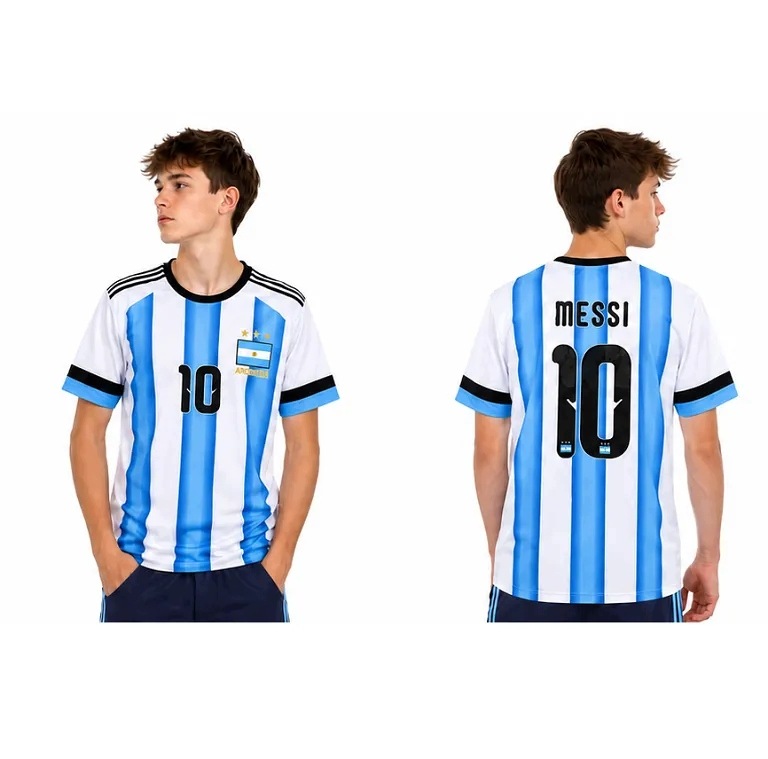 Messi Koszulka Piłkarska Sportowa Argentyna 3 Gwiazdki 2026 158cm
