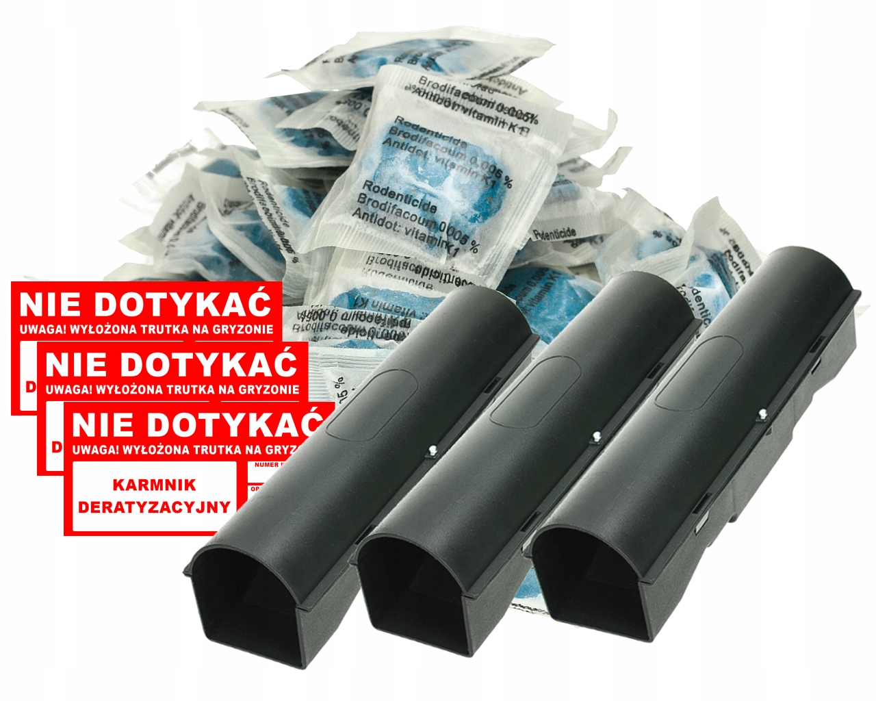 Mocna Trutka Pasta Na Myszy Szczury 3KG Karmnik X3