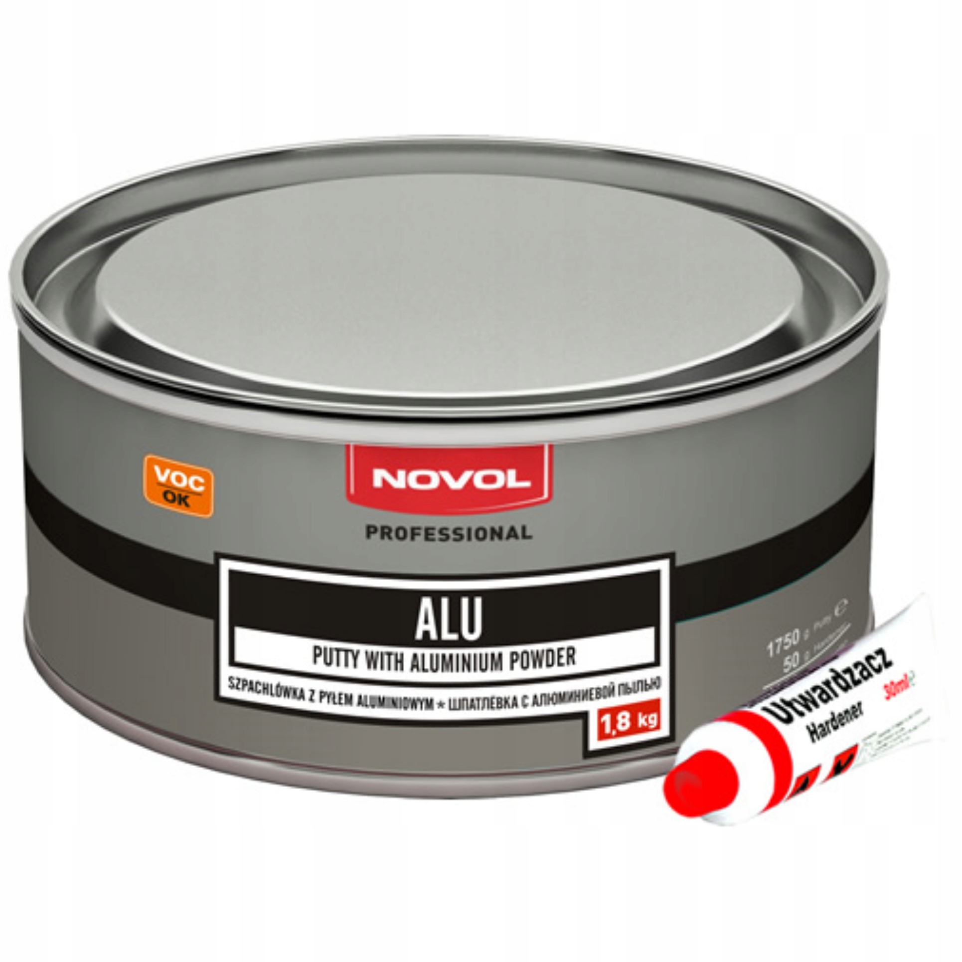 NOVOL Alu Szpachla Szpachlówka Samochodowa 1,8 kg Producent Novol