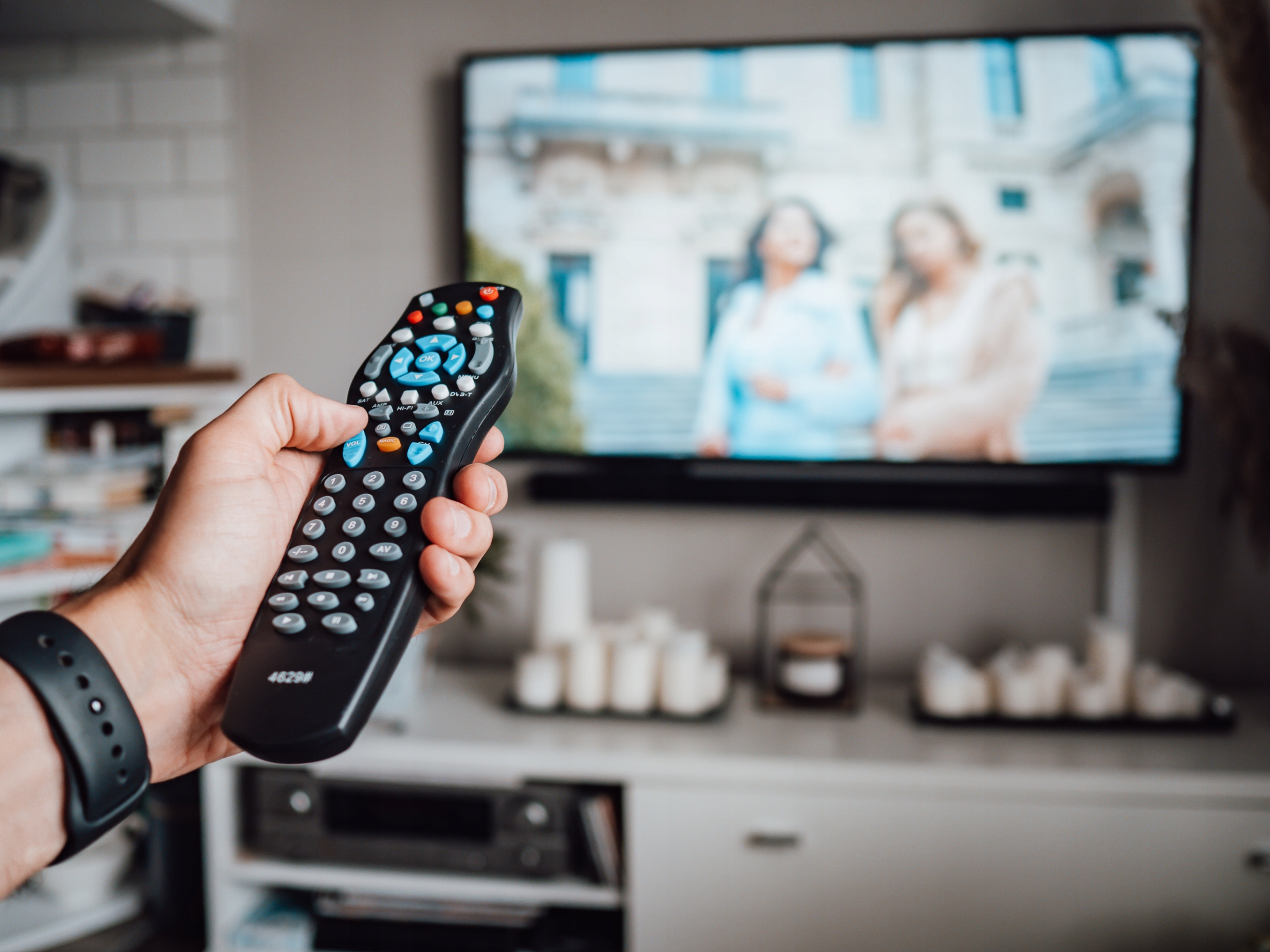 Pilot do tunera DVB-T WIWA H.265 MINI NEW LITE PRO Kolor dominujący czarny