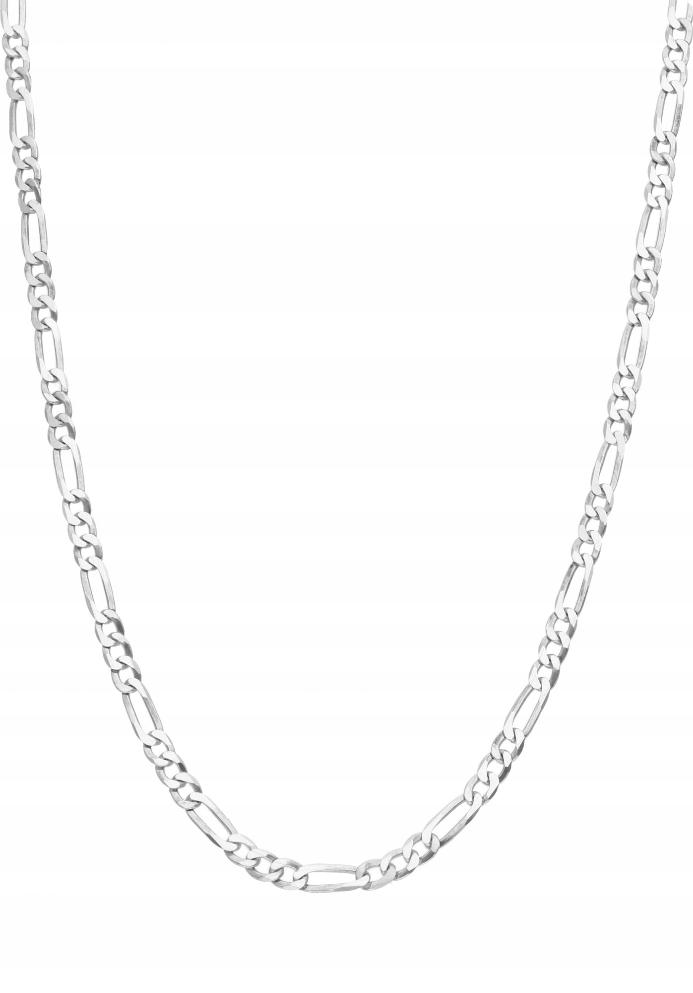 

Srebrny łańcuszek figaro 50 cm