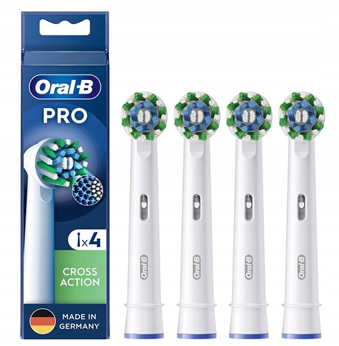 Oryginalne końcówki do szczoteczki Oral-b EB50RX Pro CrossAction 4 szt