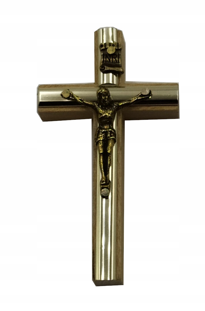 

Drewniany Krzyż Z Jezusem Na Ścianę 9 CM Wiszący