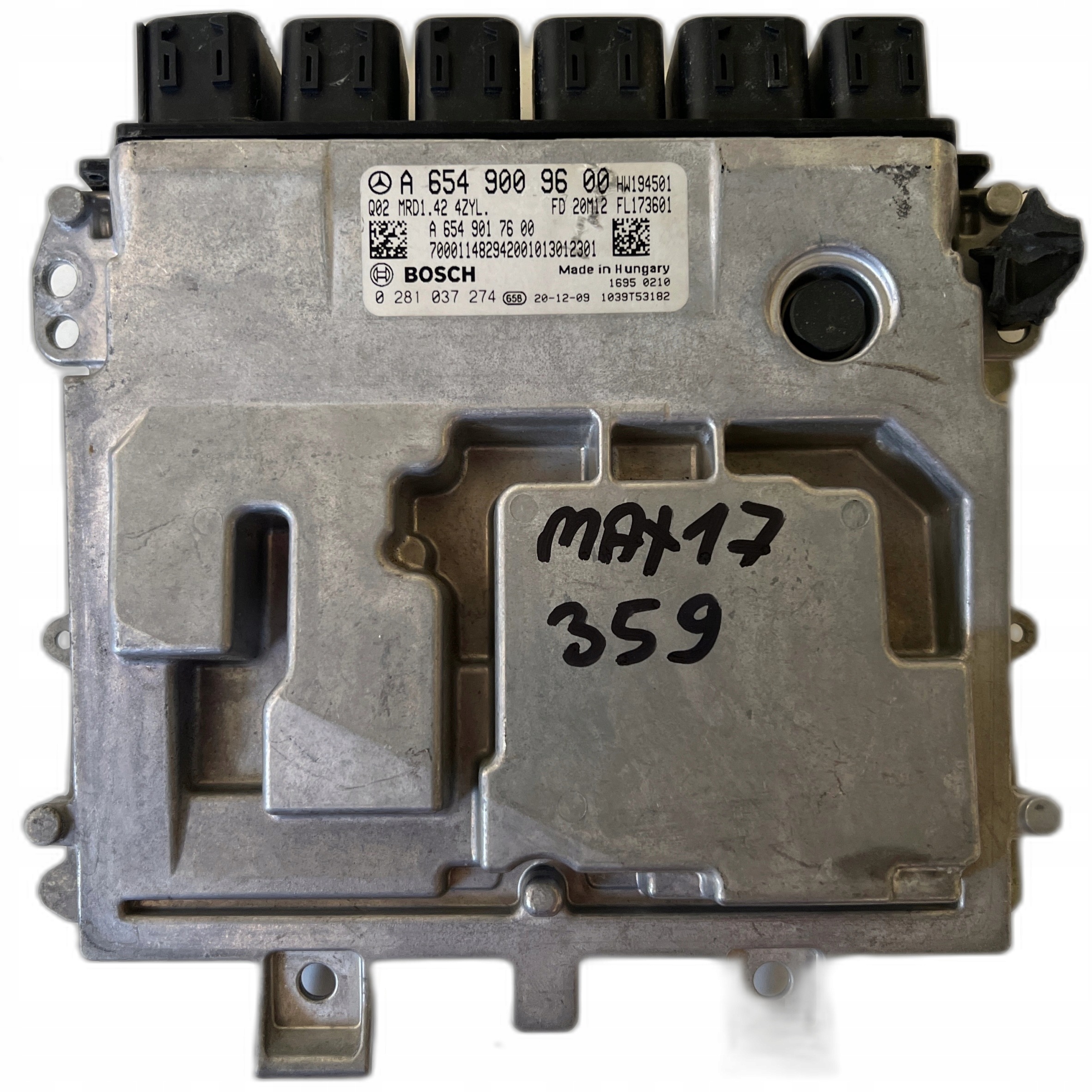 MERCEDES GLA KLASA 2.0 CDI A6549009600 A6549017600 0281037274 computer ECU