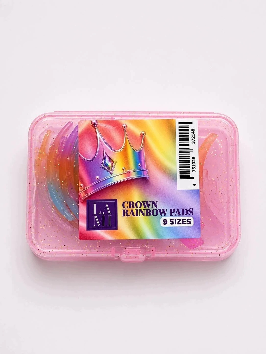 Lami Crown Pads wałeczki silikonowe lifting rzęs 9 rozmiarów Różnokolorowy