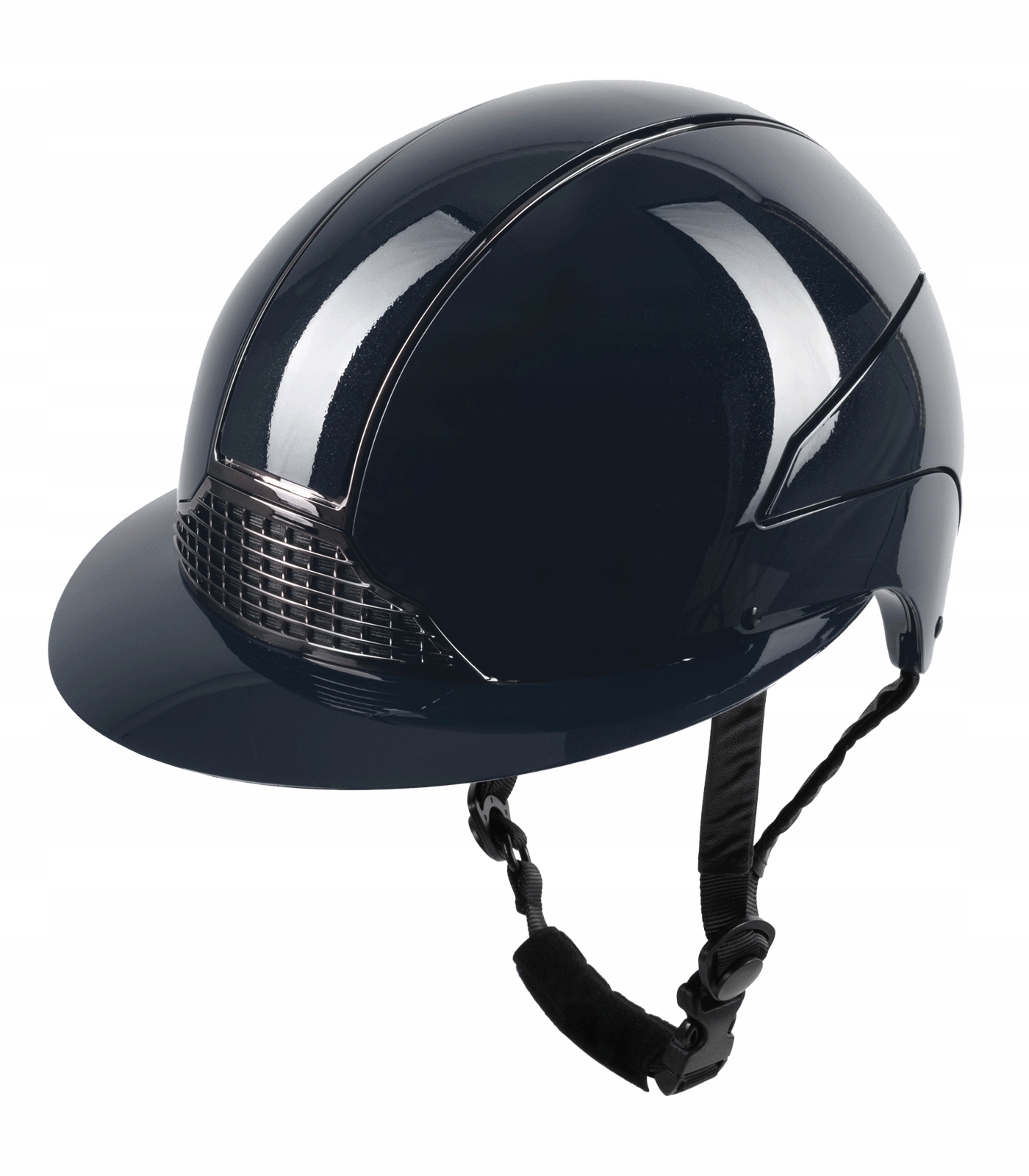 Swing Kask jeździecki H24 Lady Glossy Navy Glossy 51-55CM