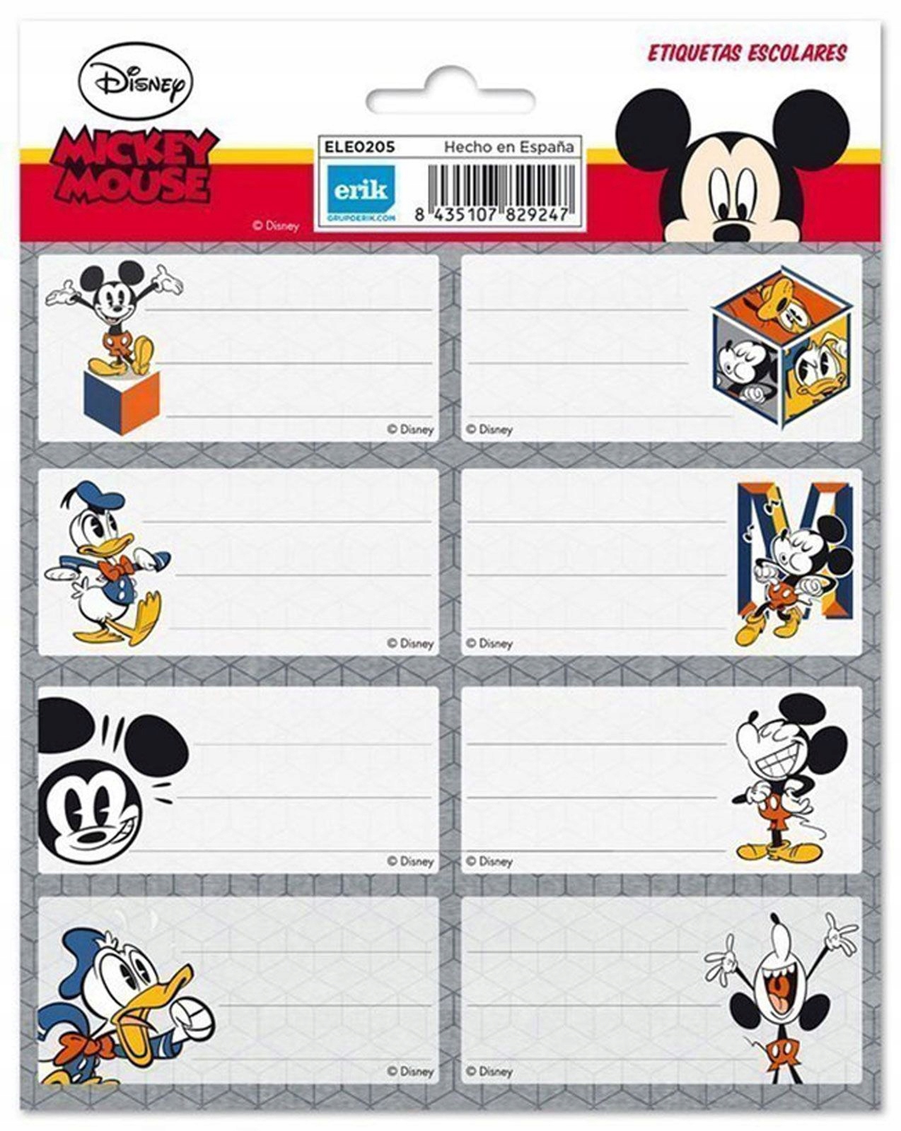 

Naklejki Disney Myszka Mickey 16 sztuk na zeszyt