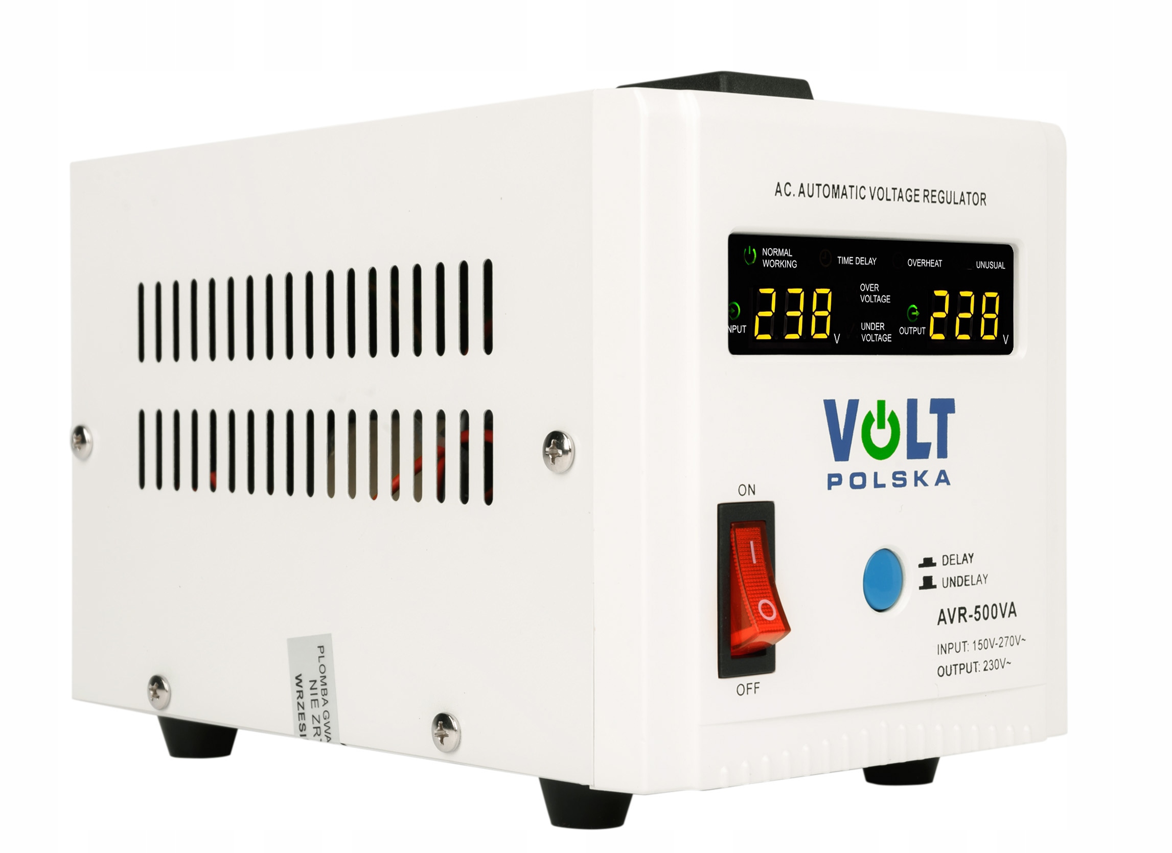 СТАБІЛІЗАТОР НАПРУГИ AVR 500 Вт ДЛЯ ГЕНЕРАТОРА Код виробника 5AVR0500SE