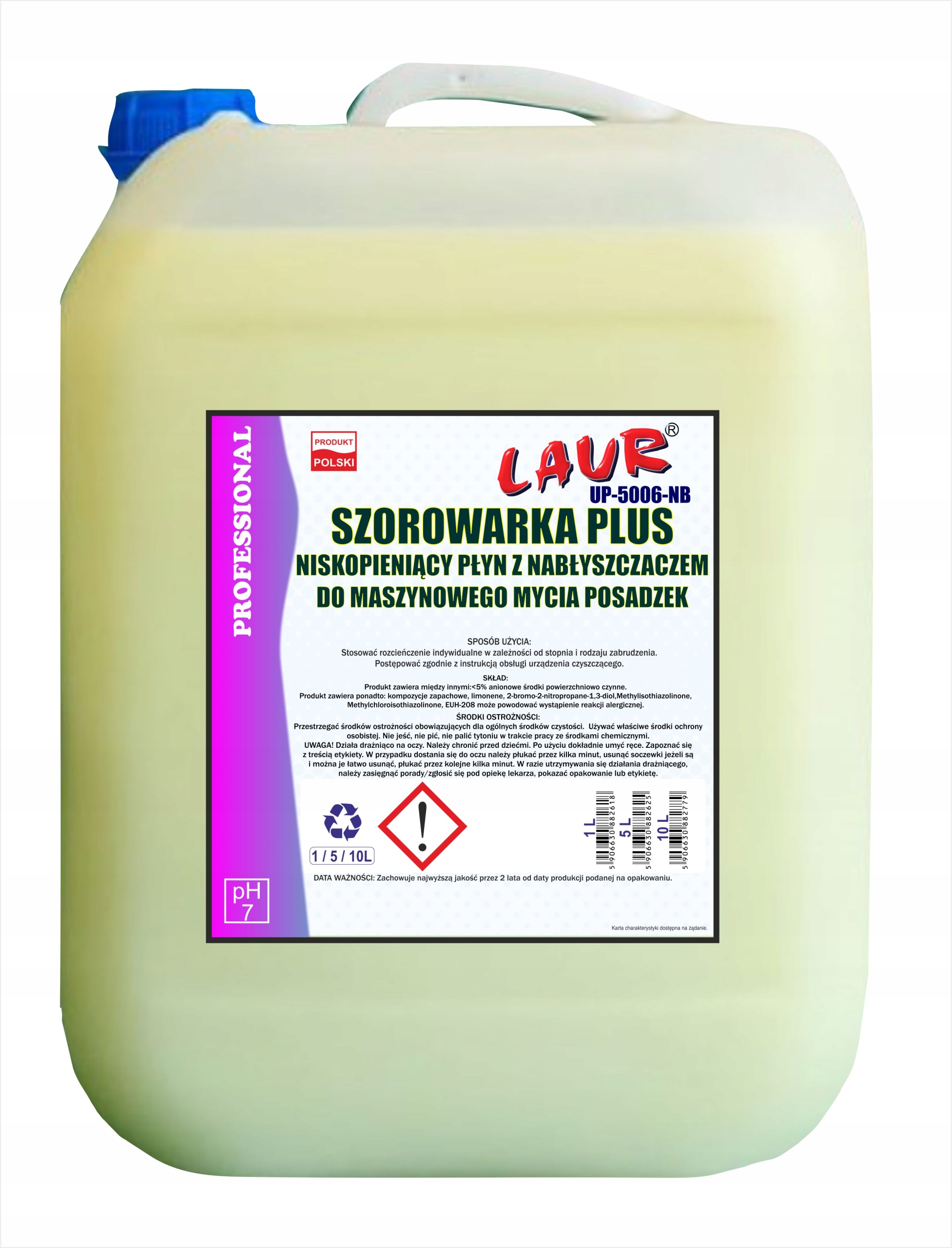 Levně Nízkopěnivý prostředek na strojní mytí podlah pomocí leštidla (OP.10L)