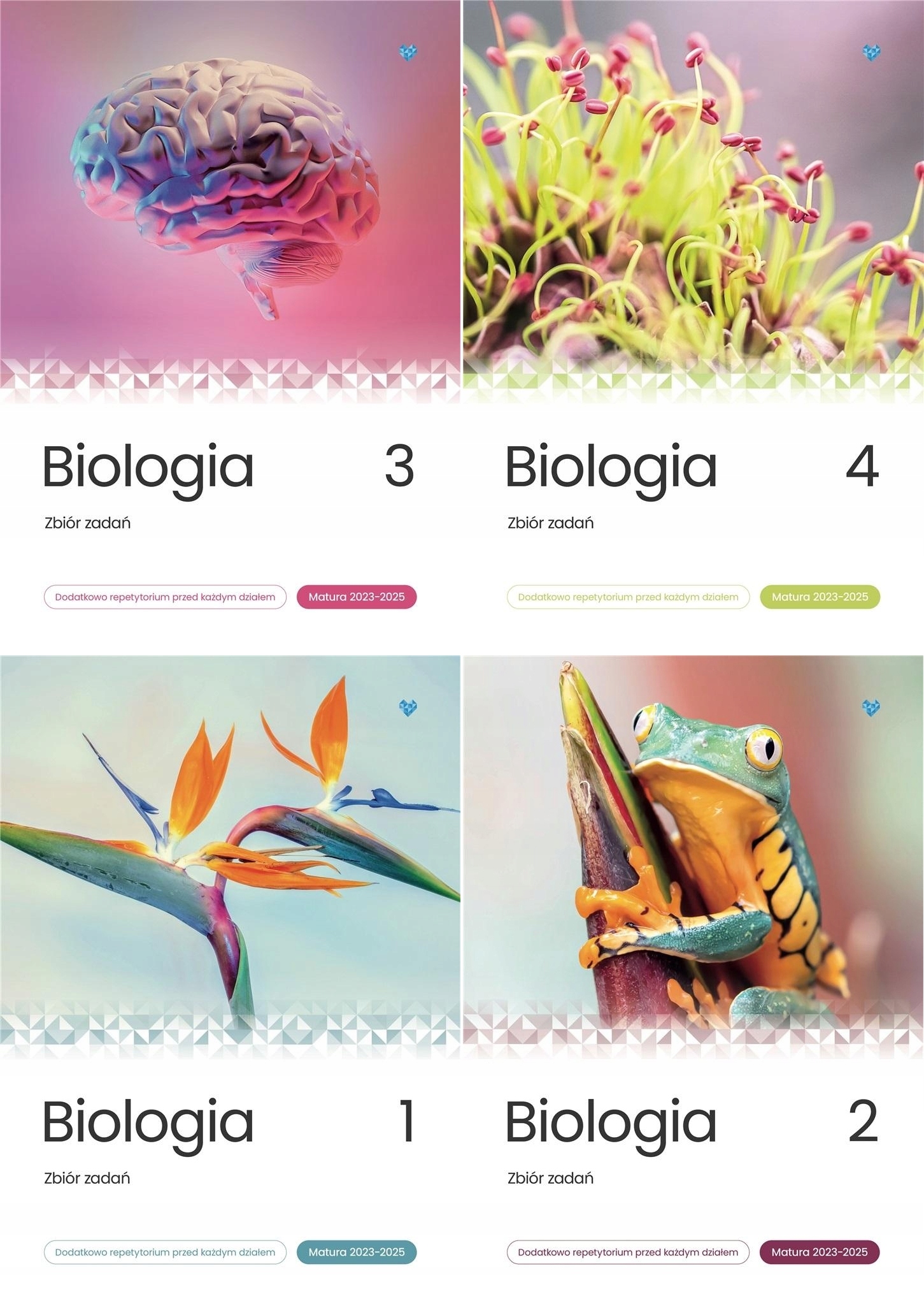 

Biologia Zbiór Zadań Matura 2023 Tom 1-4 Biomedi..
