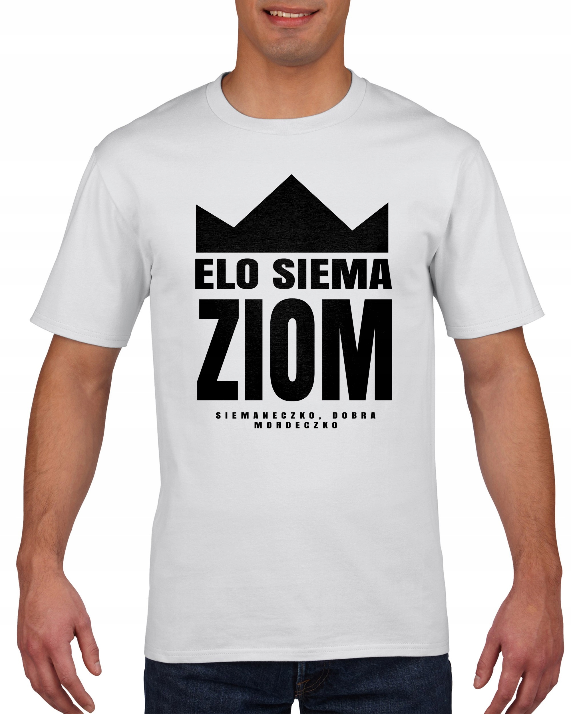 Koszulka meska ELO SIEMA ZIOM S 9911261209 - Allegro.pl