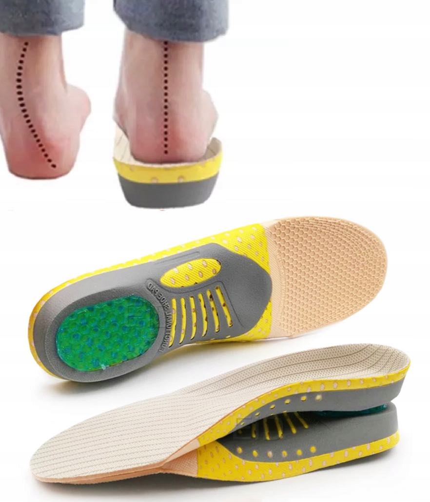 ORTOPEDYCZNE WKŁADKI NA PŁASKOSTOPIE DO OBUWIA ŻEL Marka inna