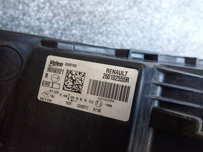 RENAULT MEGANE IV 16- reflektor right light right