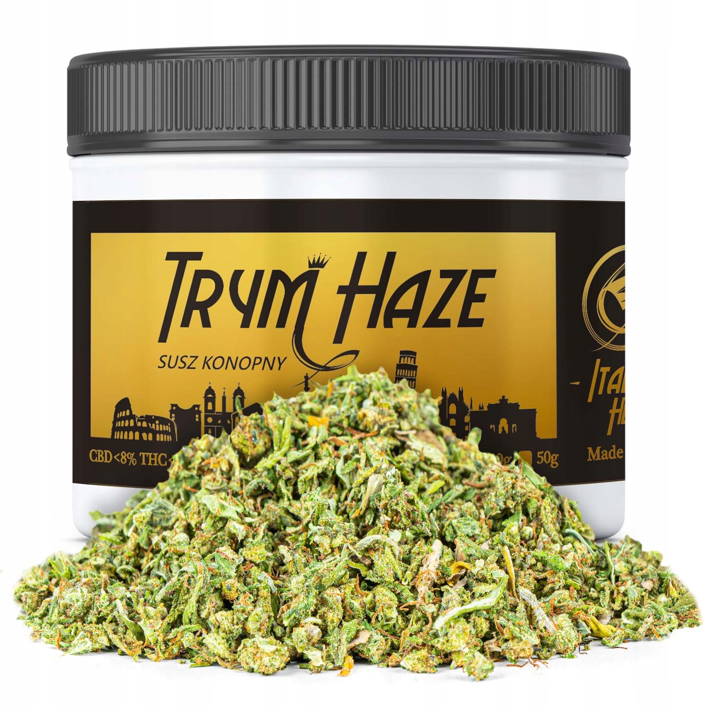 Cbd Susz Konopny 50g Trym Haze Premium Zielone Zbiory