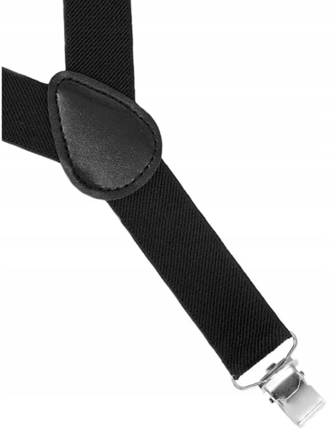 Elegancki klasyczny zestaw Szelki mucha w kształcie Y czarne dla chłopca Kod producenta 445